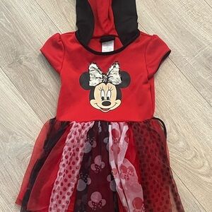 Minnie Mouse Hoodie Dress 4/5